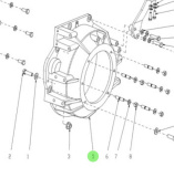Nanni Diesel 95200229 - Housing for Engine Mount and Flywheel Housing Assemblies