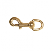 Kong Brass Kong Snap Hook With Swivel Eye 80 mm