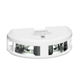 Lopolight 200-024G2-WH - Navigation Light 2NM 180° White, White Ceramic Coated