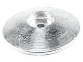 Talamex Aluminium Round Rudder Blade Anode Ø90x25 mm, 270 g
