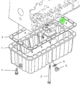 Nanni Diesel 970307909 - Oil Sump and Oil Pump O-Ring for 5.250TDI and 5.280HE Engines