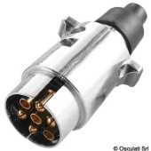 Osculati 14.190.03 - 7-pin plug w/screw contacts for towing