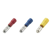 Plastimo P204602 - Insulated Bullet Male Connector Red Ø4mm For Cable 0,5-1,5 mm²