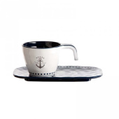 Marine Business Sailor Soul Tea Pair Set ø6 x 5cm
