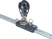 Antal 621.452 - Aluminum Genua Car 26x4, With Mount-On Block Ø45mm, With Stainless Steel Stand-Up Spring