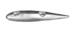 Tecnoseal NACA Aluminium Hydrofoil Bar Anodes for Hulls