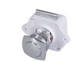 Talamex Push Button Cabinet Latch Convex ABS Chromed Brass