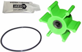 Jabsco 6303-0007-P - Green Impeller Kit B51xH22 Shaft 8 Flat Single 6-Blade