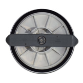 Inspection Lid Nautylus Overflowable; Ø300mm Black