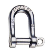 4WATER Galvanised Stamped Straight Shackles D8 *2