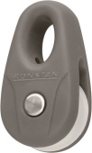 Ronstan RF13101G-2 Series 15 Kite Block, Grey with White Sheave