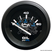 Osculati 27.841.81 - Oil Pressure Indication 0-80 psi, Black-Black