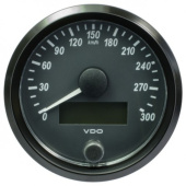 VDO A2C3832950010 - SingleViu Speedometer 300 Km/h Black 80mm