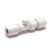 Jabsco HX72/15W - White Plastic 15mm Double Check Valve