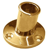 Foresti & Suardi 158A.L - Brass Flagpole Holder 10° 25mm