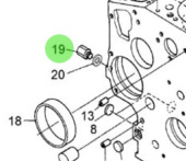 Nanni Diesel 970301912 - Engine Block Plug for HE and TDI Engines
