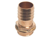 Brass Male Hose Connector – Male Thread x Hose Tail, 1/8" to 3"