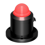 Lopolight 301-411-PRO-I - Obstruction Light 15CD, Red, Hemispherical