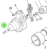 Nanni Diesel 970313462 - Starter Motor Bearing for N3 and N4 Engines