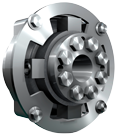 Centaflex Coupling, M-160 1.0, Max. 500nm (Pleasure Craft), D=63,5mm, Tk=82,5 & 108mm, Z=4x90°, M=M10