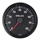 VDO 333-015-005G - Cockpit Vision Tachometer 8000 RPM 100mm 12V