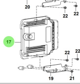 Bukh 39110-3AM50 - ECU Stern Shaft for S270J Engines