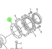 Nanni Diesel 970491506 - Bearing Case Gasket for HE Series Engines