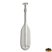 Trem R1074080 - Paddle With White ABS Blade And Nylon Boat Hook Handle Length 80-114 cm