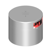 Lopolight 301-009-CD - Navigation Light 2NM 112,5° Red, Port, Silver w/Connector & CD-Base