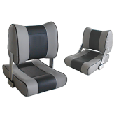 Allpa Boat Chair Model 'Twin', Grey/Dark Grey