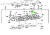 Nanni Diesel 970312532 - Valve Guide Bushing for T6 Series Engines