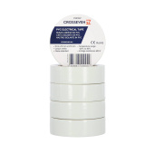 Plastimo P201587 - PVC Electrical Tape - 600V - White (5 pcs)