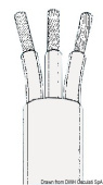 Osculati Marine Tripolar Electrical Cable IEC 60332-3-22, 50 m Roll