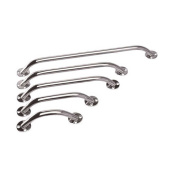 Plastimo 316 Stainless Steel Oval Hand Rail 26 x 20 mm, 200–700 mm Hole Spacing