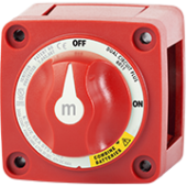 Blue Sea 6011 - Switch Battery m-Series Dual Circuit Plus Red