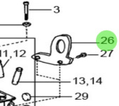Nanni Diesel 970313959 - Engine Hanger No. 2 for T4 Series Engines