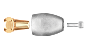 Zinc Anode Mercruiser/Sterndrive/Mercury Outboard, Bravo 3 (>2003), Prop Nut Assembly