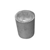 Tecnoseal Zinc Radice Hexagonal Propeller Sacrificial Anodes, Shaft Ø22–100 mm