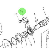 Nanni Diesel 970302106 - Fuel Camshaft Stopper for Injection Pump Camshaft