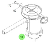 Steyr Z002051-1 - Oil Separator with Pipe
