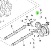 Nanni Diesel 970314852 - Compensating Shaft Assembly for N4 Series Engines