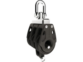 Lewmar 29901326BK - Control Block Triple With Becket 30mm