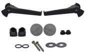 Goiot Evolution Plastic Pair of Inside Right/Left Handles, With Mounting Kit (Gray)