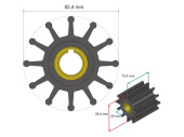 Albin 06-02-025 - Premium Impeller