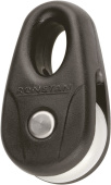 Ronstan RF13101-2 Series 15 Kite Block, Black with White Sheave