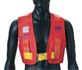 Allpa Comfort Safety Harness 'Tango' With Stainless Steel Buckle & Ring, Bl 2000kg, Breast Size 800-1200mm, Red