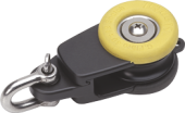 Antal 9040/SH - Aluminum Snatch Shackle Block With Rubber Protection