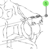 Nanni Diesel 970314099 - Nut for T4 Series Engines
