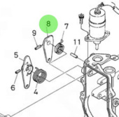 Nanni Diesel 970310904 - Engine Stop and Governor Control Lever for 4.330TDI and N4.115 Engines