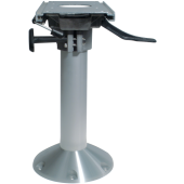 Allpa Aluminum Mainstay 'Heavy Duty' Pedestal (360° Swivel + Lock) With Slide, Base Ø229mm